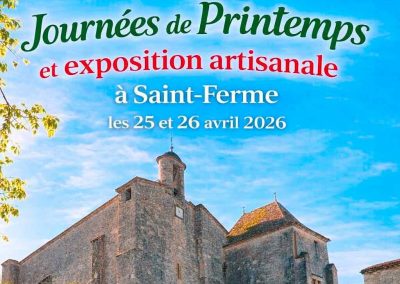 Journées de printemps 25 et 26 avril 2026